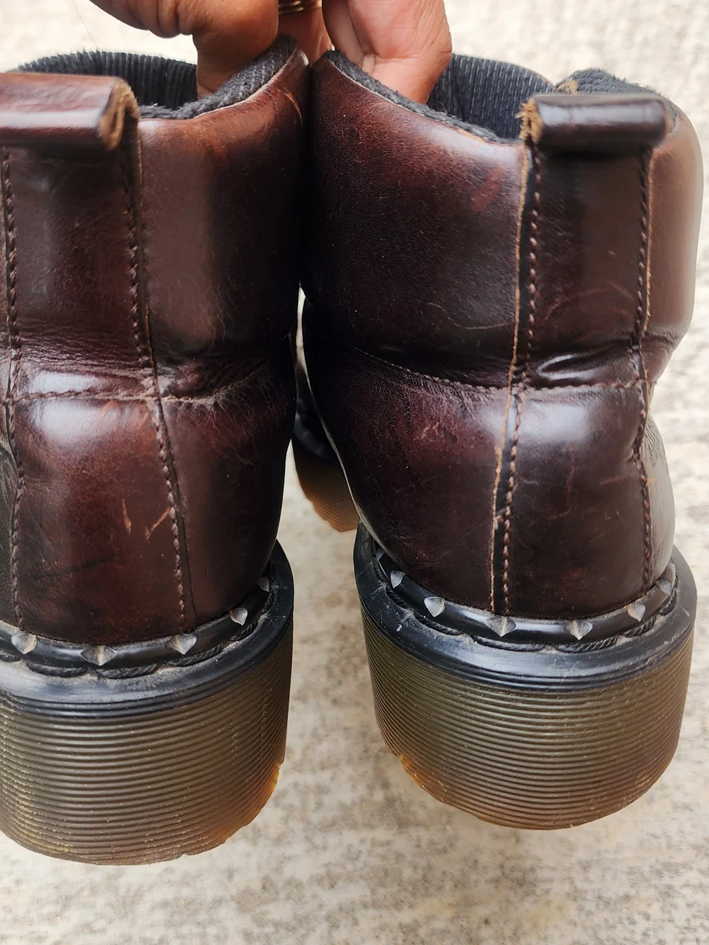 Dr. Martens Vintage 8315 Made In England Envy‎ Brown Platform Boots Size UK 6